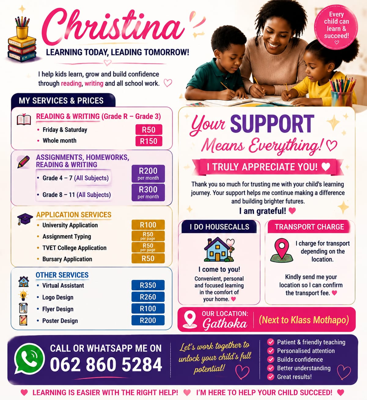 Christina's After Care – children's after-school care