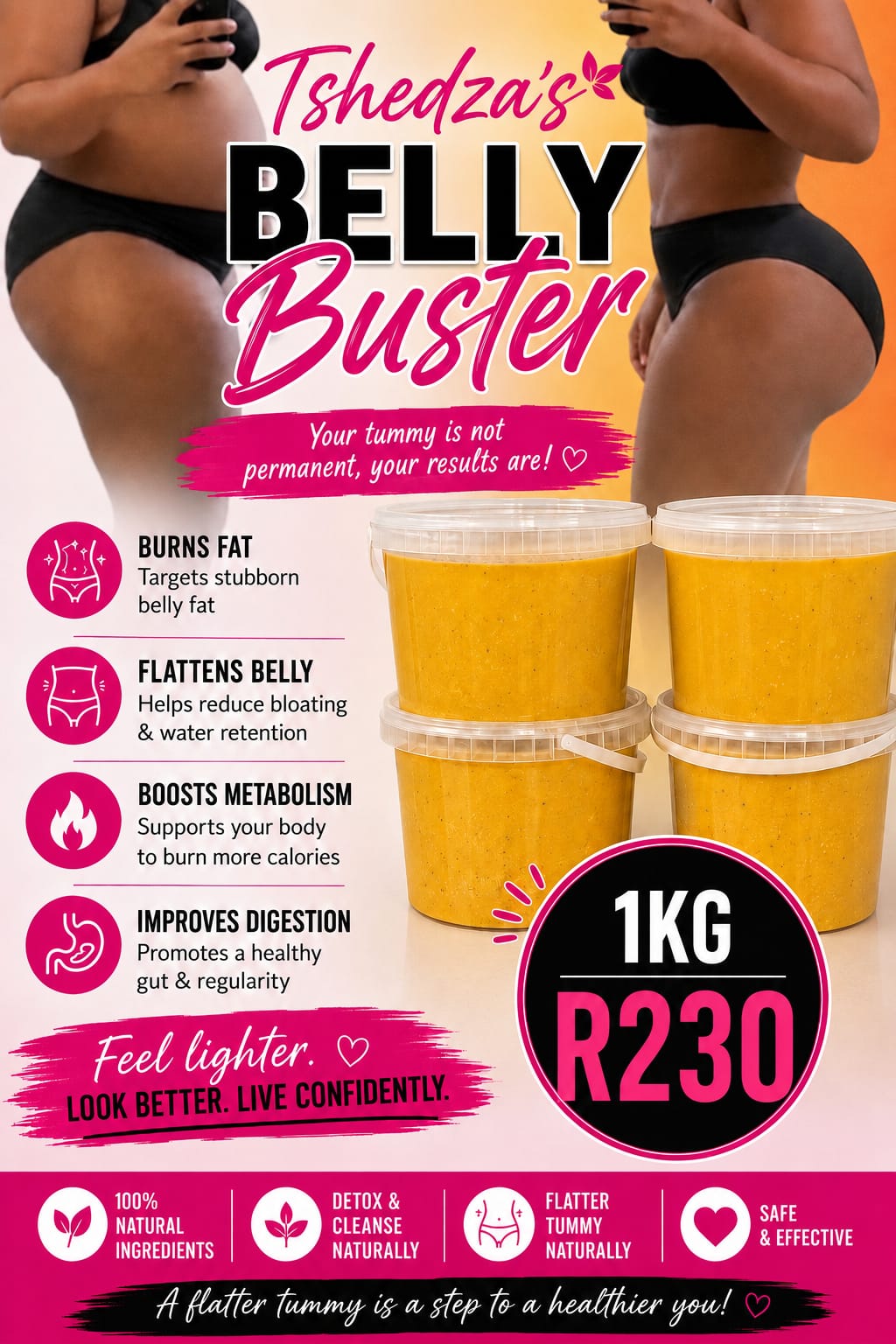 Tshedza's Body Shaping Products details