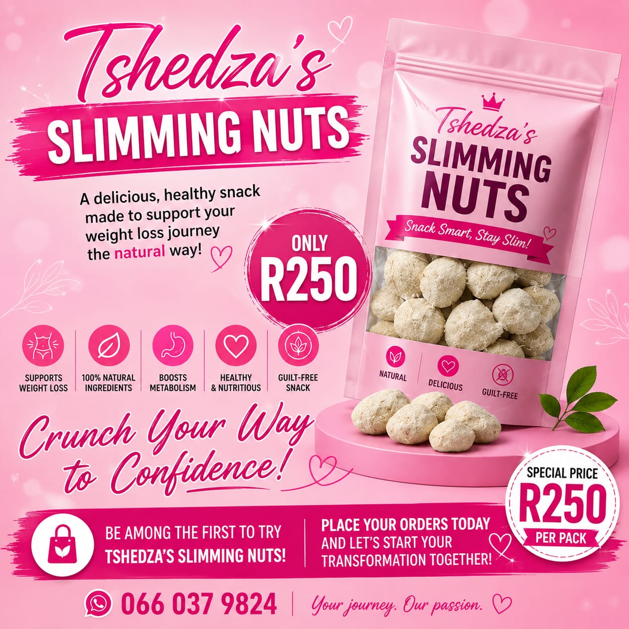Tshedza's Body Shaping Products pricing